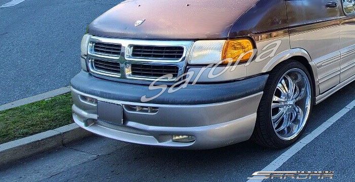 Custom Dodge Van  All Styles Front Bumper (1998 - 2003) - $690.00 (Part #DG-029-FB)